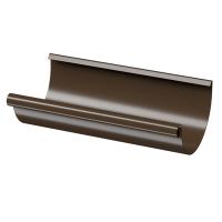 Docke STAL PREMIUM Желоб полукруглый D125 3 м (Каштан 8017)