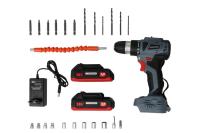 АККУМУЛЯТОРНЫЙ БЕСЩЕТОЧНЫЙ ШУРУПОВЕРТ С НАБОРОМ PROFIPOWER MKBL-18BT MKBL-18BT PROFIPOWER E0147 1