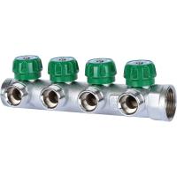 SMB-6850-013404 STOUT Коллектор регулирующий 1 , 4 отвода 3/4  ЕК