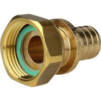 SFA-0019-002034 STOUT Переходник с накидной гайкой 20xG 3/4  для труб из сшитого полиэтилена аксиаль