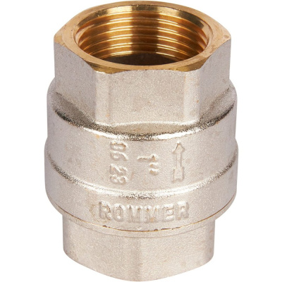 RVC-0001-000025 ROMMER 1  Клапан обратный пружинный муфтовый с металлическим седлом