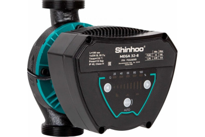 Насос циркуляционный ээ Shinhoo MEGA 32-8 с гайками