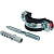 SAC-0020-100001 STOUT Хомут для труб, комплект: хомут+шпилька шуруп +дюбель пластиковый 1 (32-37)