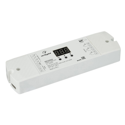 Декодер SMART-DMX-SUF (12-24V, 3x6A)
