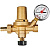 RVS-0050-101515 ROMMER Автоматический подпиточный клапан с манометром 1/2 ВН/НР, крышка-латунь