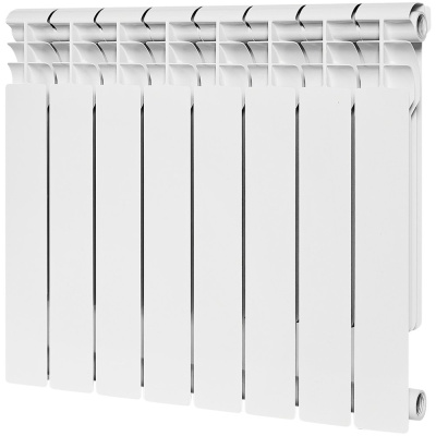 ROMMER Profi BM 500 (BI500-80-80-150) 8 секции радиатор биметаллический (RAL9016)
