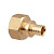 Муфта аксиальная В 16 х 1/2", MX, латунь