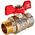 RBV-0004-2210220 ROMMER Кран шаровой, ВР/НР, ручка бабочка 3/4