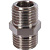 SFT-0004-001414 STOUT Ниппель HH никелированный 1/4 (260000N020200B)