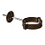 Docke STAL PREMIUM Хомут трубы D90 (Каштан 8017)