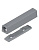 956A1201   TIP-AP*250R736  Адаптер TIP-ON для дверей, версия Stronger, прямой, Винты+R7036 платиново