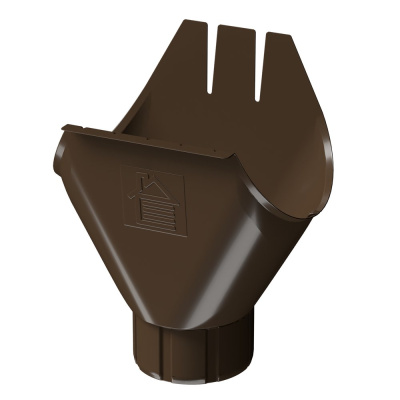 Docke STAL PREMIUM Воронка желоба 125/90 (Каштан 8017)